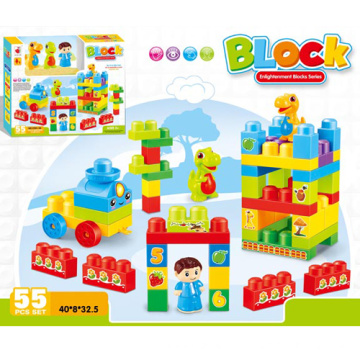 DIY bloques de plástico de construcción de los niños de juguete de bloques educativos (h9792024)